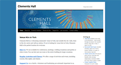 Desktop Screenshot of clementshall.org.uk